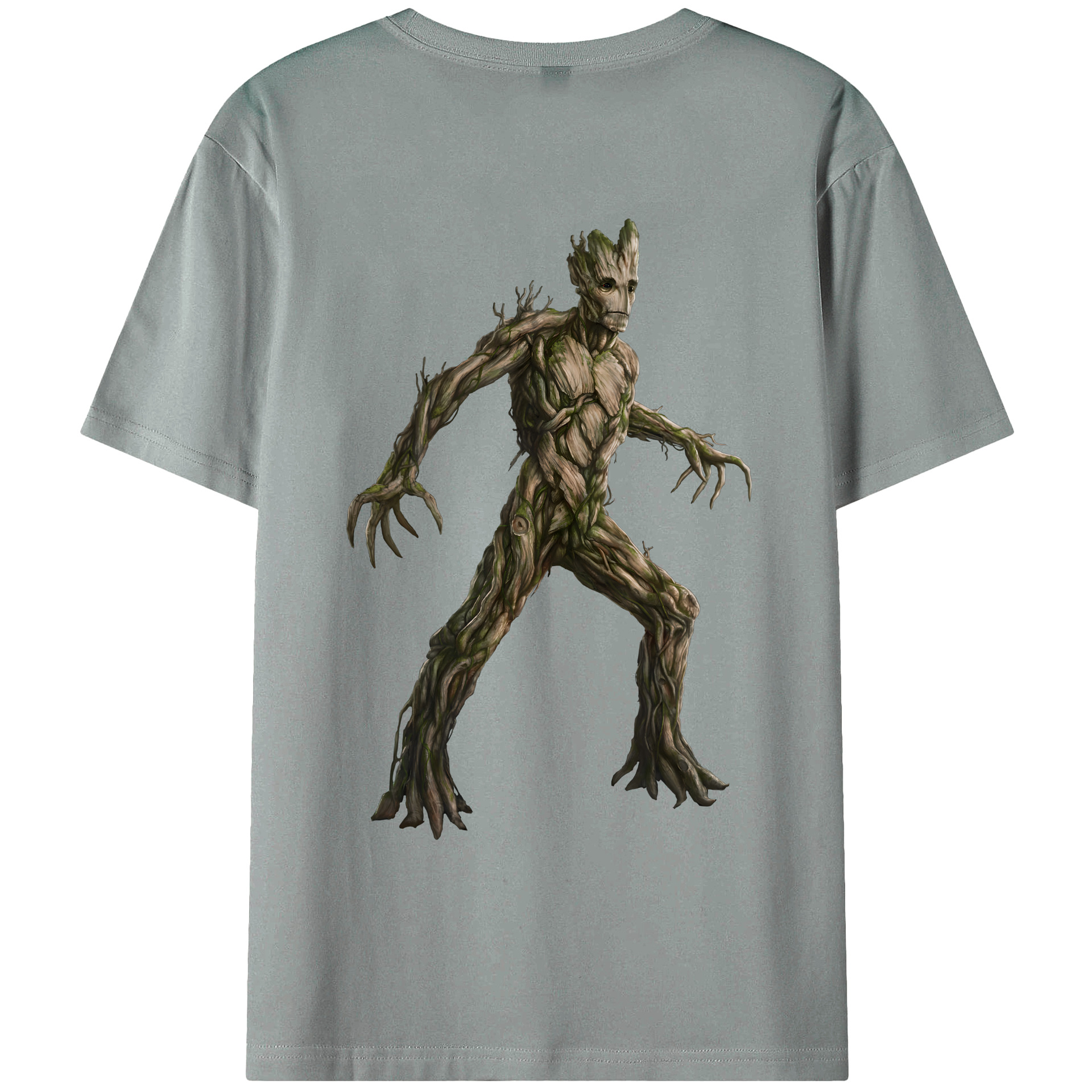 （画像用） アベンジャーズ The Avengers 綿100％ メンズ半袖Tシャツ（バックプリント） 通気性